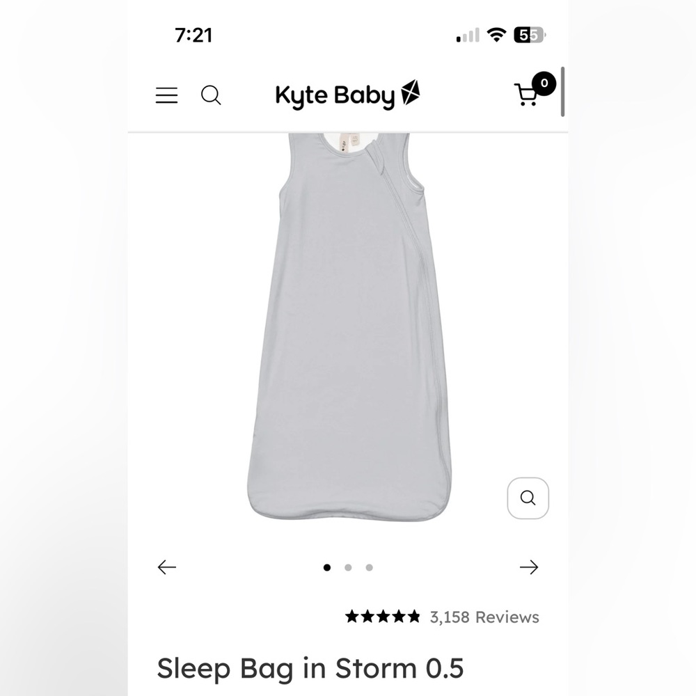 Grey Kyte Baby Sleep Sack
